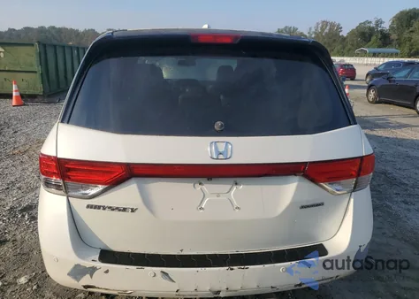 2014 Honda Odyssey Touring из США, поврежденный, VIN 5FNRL5H99EB016978
